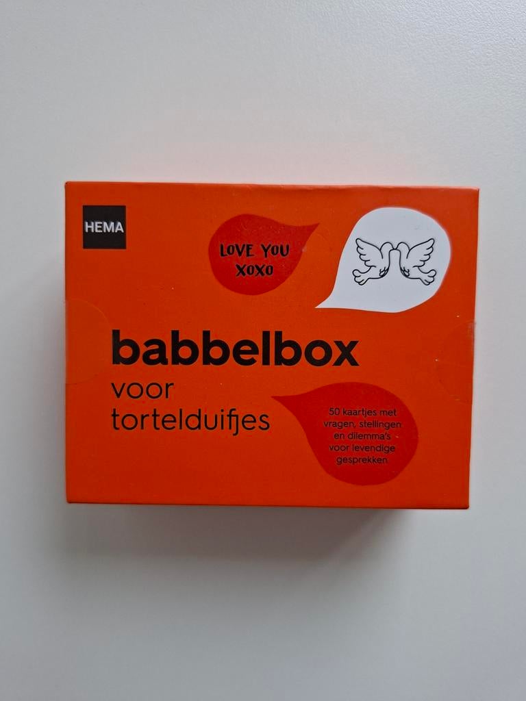 Babbelbox voor tortelduifjes HEMA, Ophalen, Zo goed als nieuw