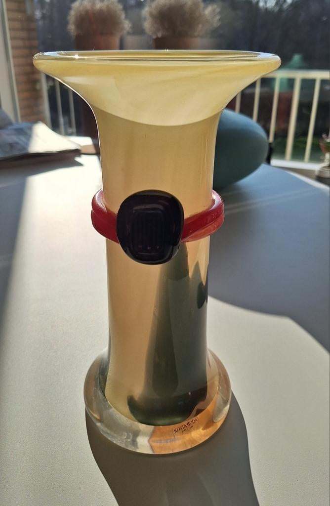 Kosta Boda - vaas door Monica Backström, Antiek en Kunst, Ophalen of Verzenden