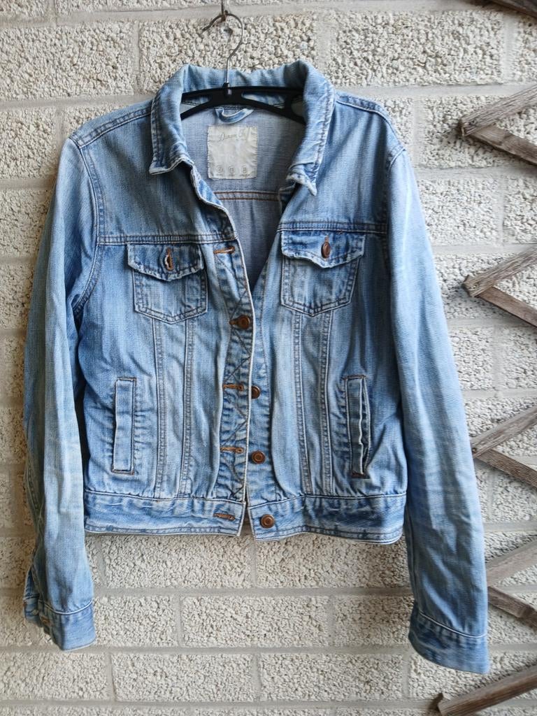 Spijkerjack 38, Kleding | Dames, Ophalen of Verzenden, Zo goed als nieuw, Maat 38/40 (M), Blauw