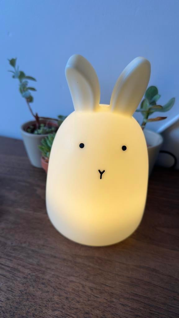 Liewood Winston Rabbit Nachtlampje - Crème de la Crème, Ophalen of Verzenden, Zo goed als nieuw, Lamp