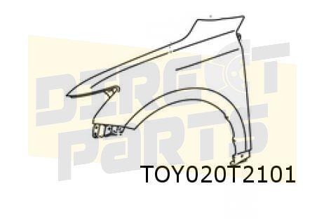 Lexus CT200h voorscherm Links (3/11-1/18) Origineel! 5380276