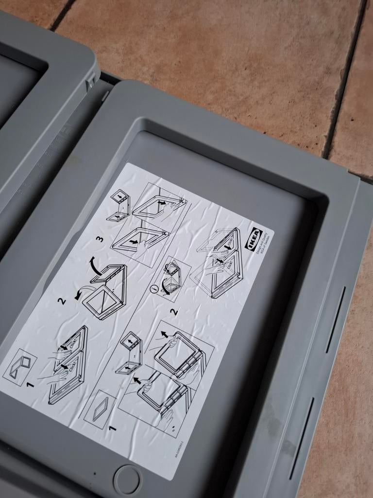 Ontbijdtaveltje, Ophalen, Rechthoekig, Kunststof, Minder dan 55 cm