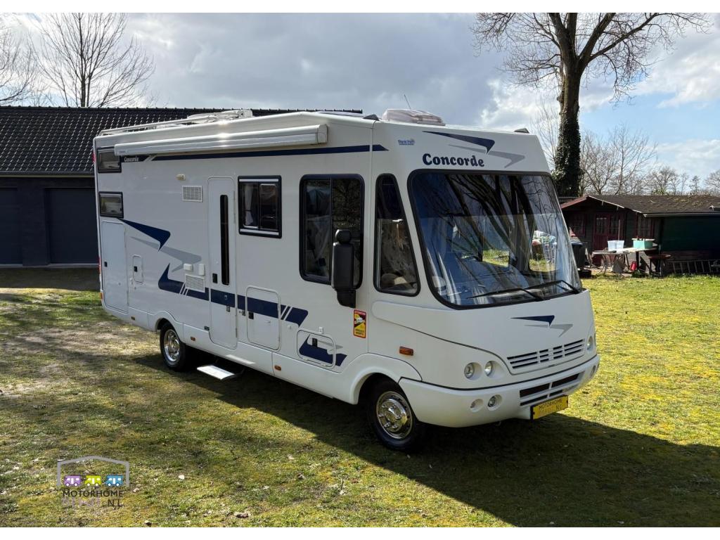 Concorde Carver Level systeem Luchtvering, Caravans en Kamperen, Campers, Rookmelder, Vloeistofverwarming, Overige merken, Halve Treinzit