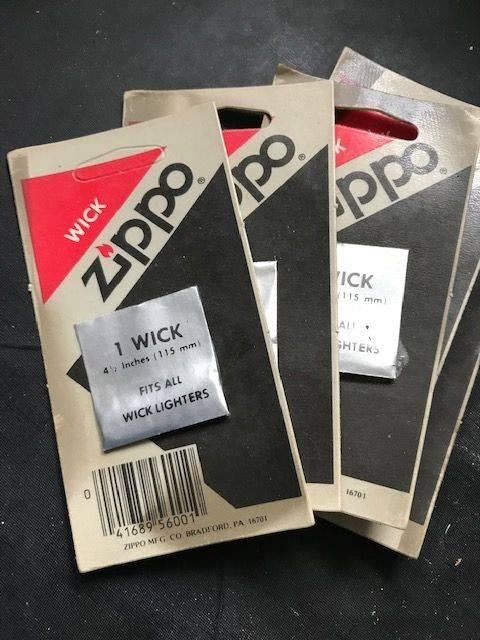 Zippo wick lont aansteker 5x nieuw en origineel, Ophalen of Verzenden, Nieuw, Aansteker