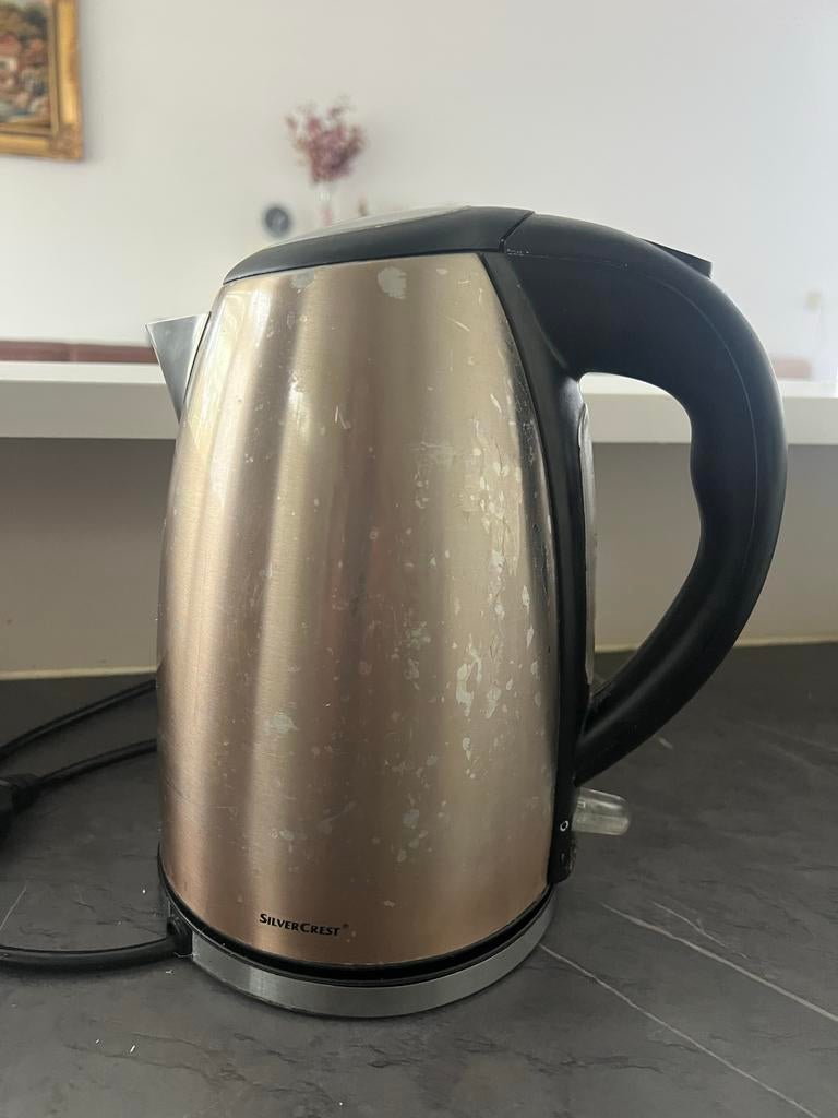 Silvercrest waterkoker, 1 tot 2 liter, Ophalen of Verzenden, Gebruikt, Draadloos