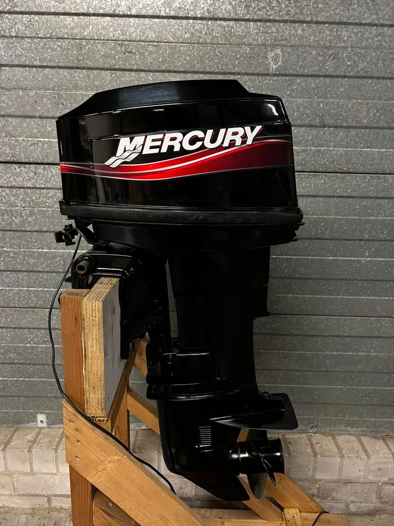 Mercury 25 pk 2 takt buitenboordmotor, Watersport en Boten, Buiten- en Binnenboordmotoren, Ophalen, 10 tot 30 pk, Gebruikt, Met afstandsbediening