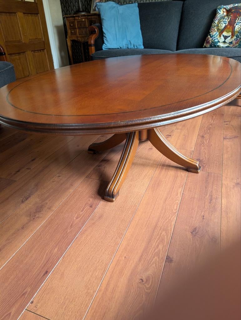 Ovale salontafel merk Roskam, Ophalen, 100 tot 150 cm, 50 tot 100 cm, Minder dan 50 cm