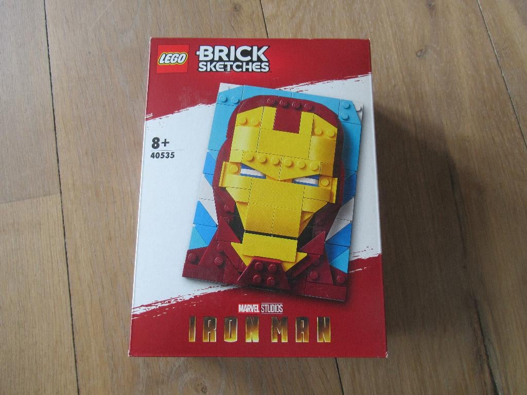 NIEUWE Doos Lego marvel brick sketches set 40535 iron man, Kinderen en Baby's, Speelgoed | Duplo en Lego, Ophalen of Verzenden