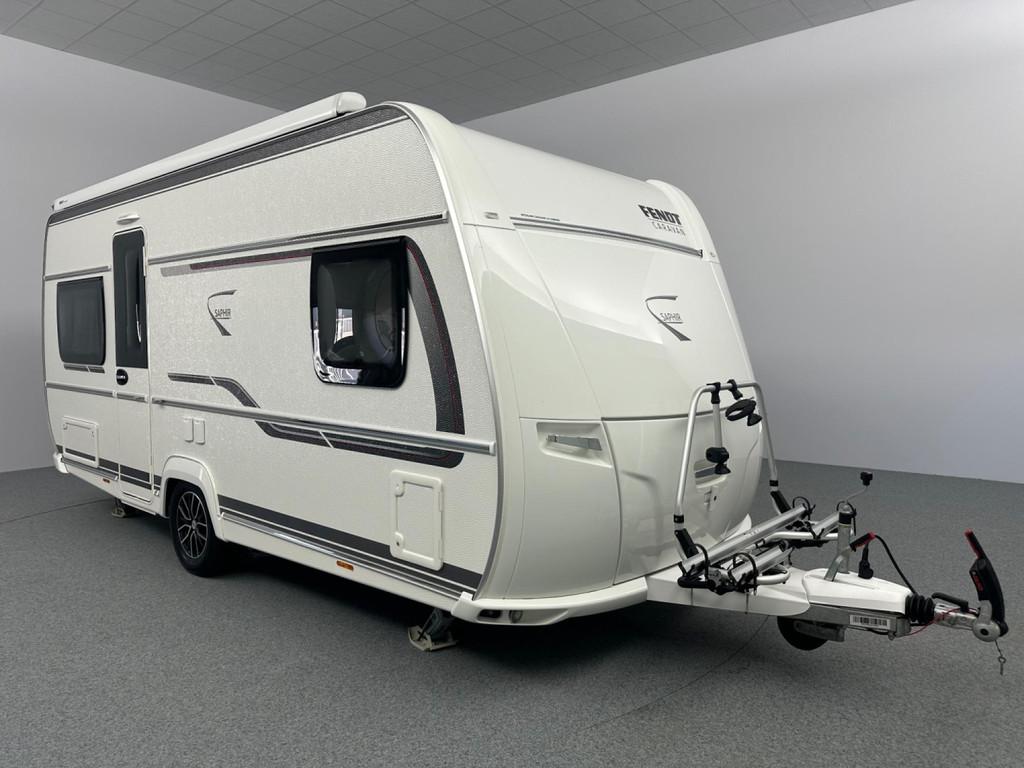 Fendt Saphir 465 SFB Cassetteluifel Mover INCL. STALLING, Caravans en Kamperen, Caravans, Rondzit, Bedrijf, Koelkast, Lengtebed
