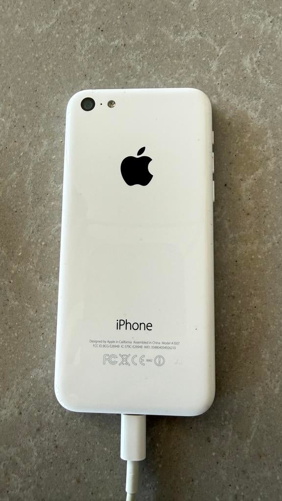 iPhone 5C wit, Telecommunicatie, Mobiele telefoons | Apple iPhone, Gebruikt, Ophalen of Verzenden, Zonder simlock, Zonder abonnement