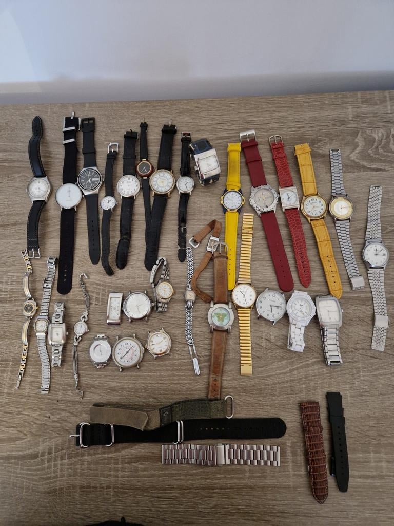 Mega Partij Horloges - Niet werkend, Ophalen of Verzenden, Gebruikt, Overige merken