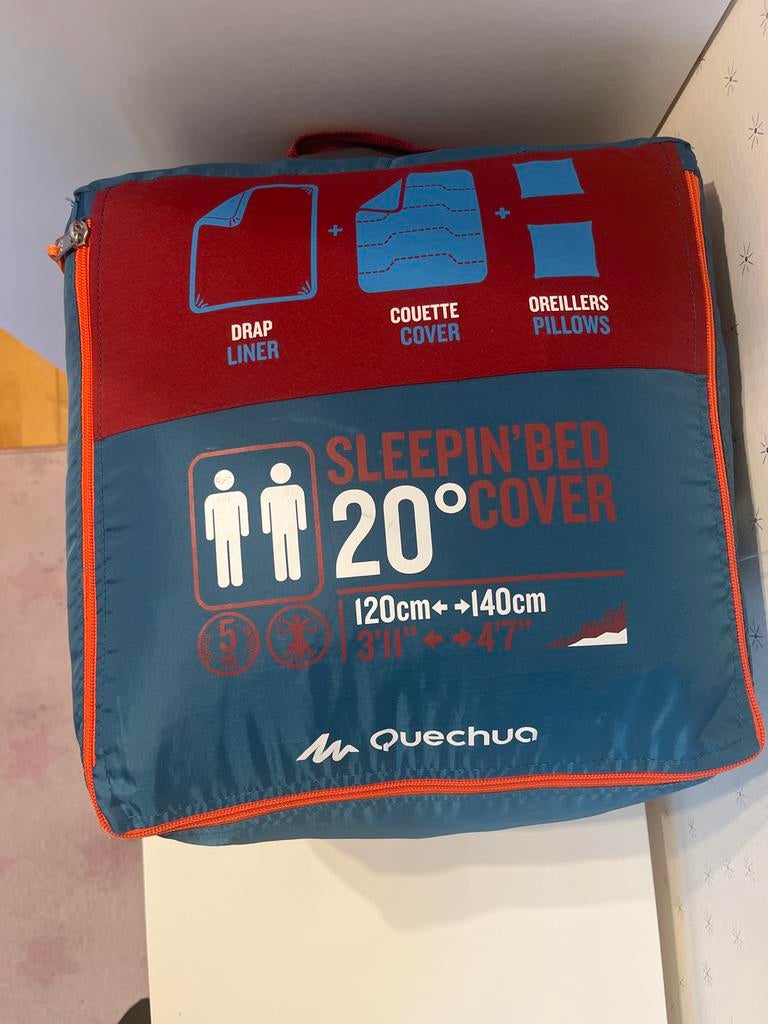 Quechua Sleepin'Bed Cover 20C - 120-140cm, Caravans en Kamperen, Ophalen of Verzenden, Nieuw