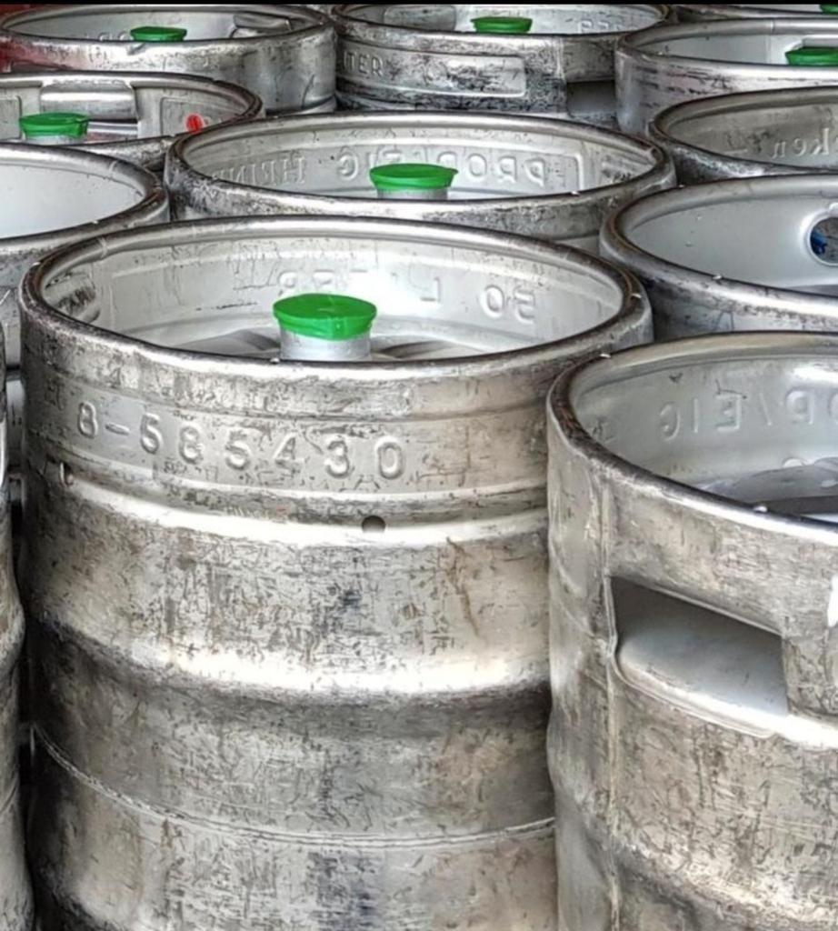 fusten Heineken,Amstel,Peroni,Grolsch,Hertog Jan, Ophalen of Verzenden, Dranken