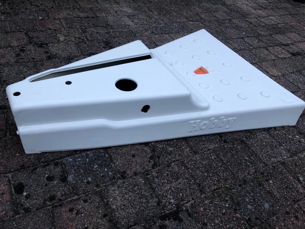 Dissel afdekkap Hobby caravan, Ophalen, Gebruikt