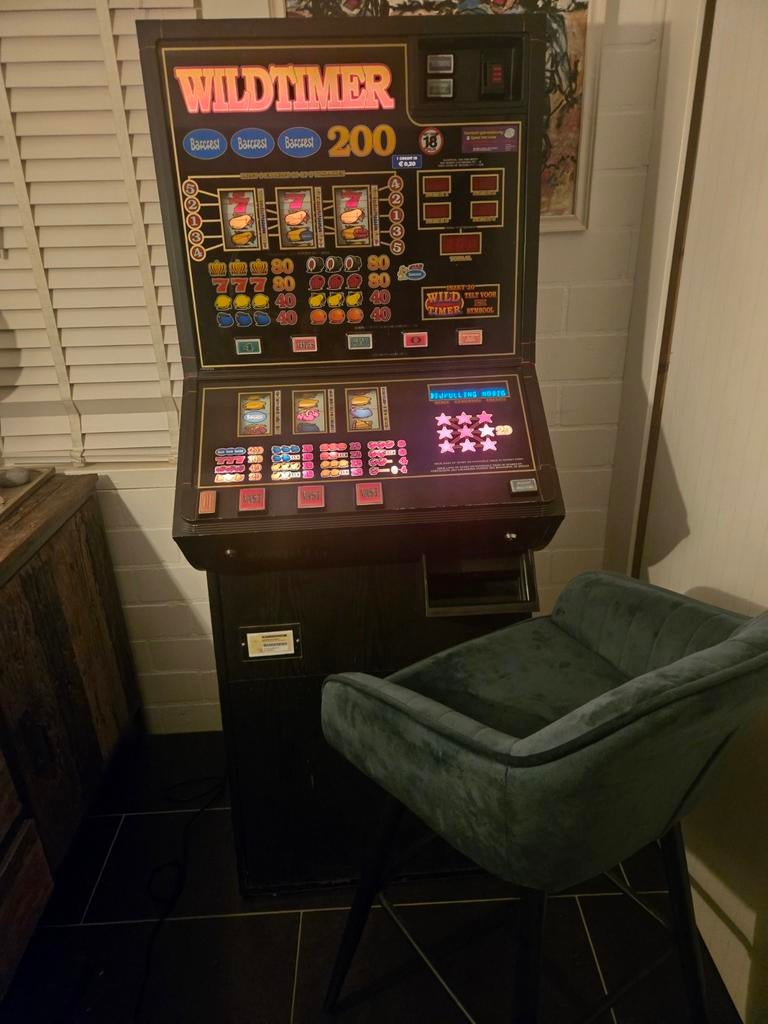 Gokkast fruitautomaat Wild timer op euros, Euro, Ophalen of Verzenden, Gebruikt