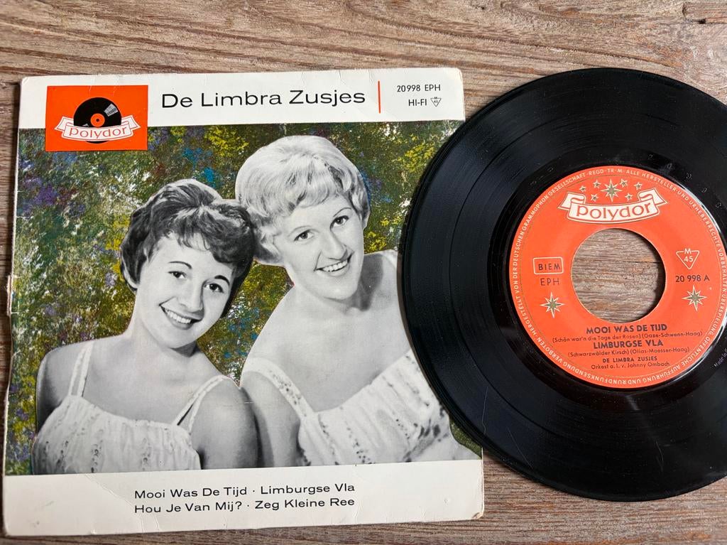 De Limbra Zusjes - Mooi Was De Tijd, Ophalen of Verzenden, Gebruikt, 7 inch, Levenslied of Smartlap