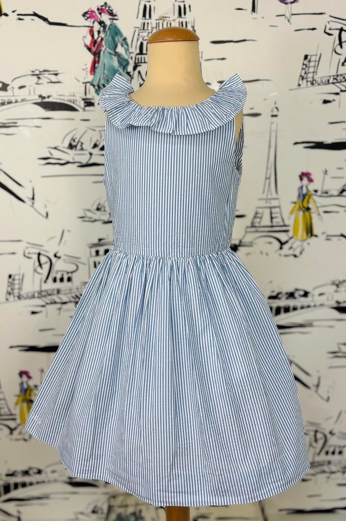 Ralph Lauren seersucker jurk maat 6 NIEUW, Nieuw, Customercare@rl.com, Ralph Lauren, Jurk of Rok