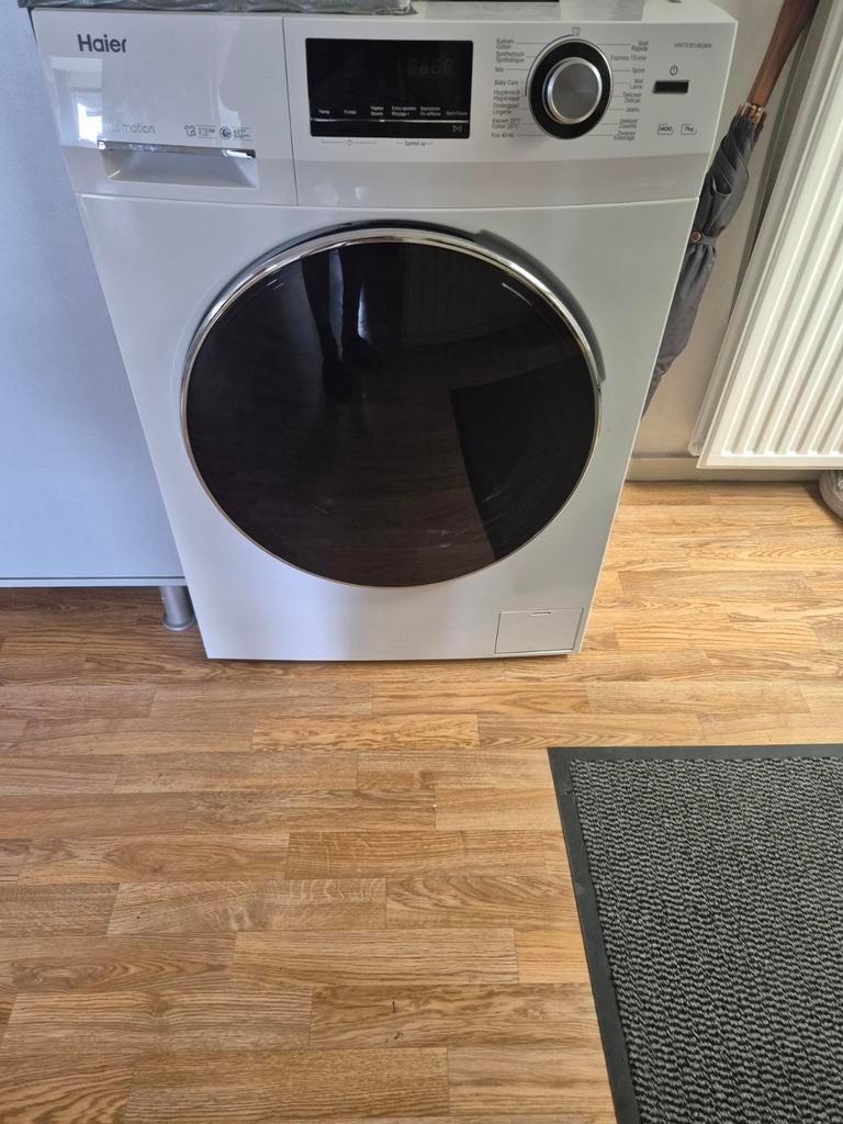 Haier Wasmachine -  z.g.a.n., Steam P, Ophalen, Energieklasse A of zuiniger, Zo goed als nieuw, Voorlader