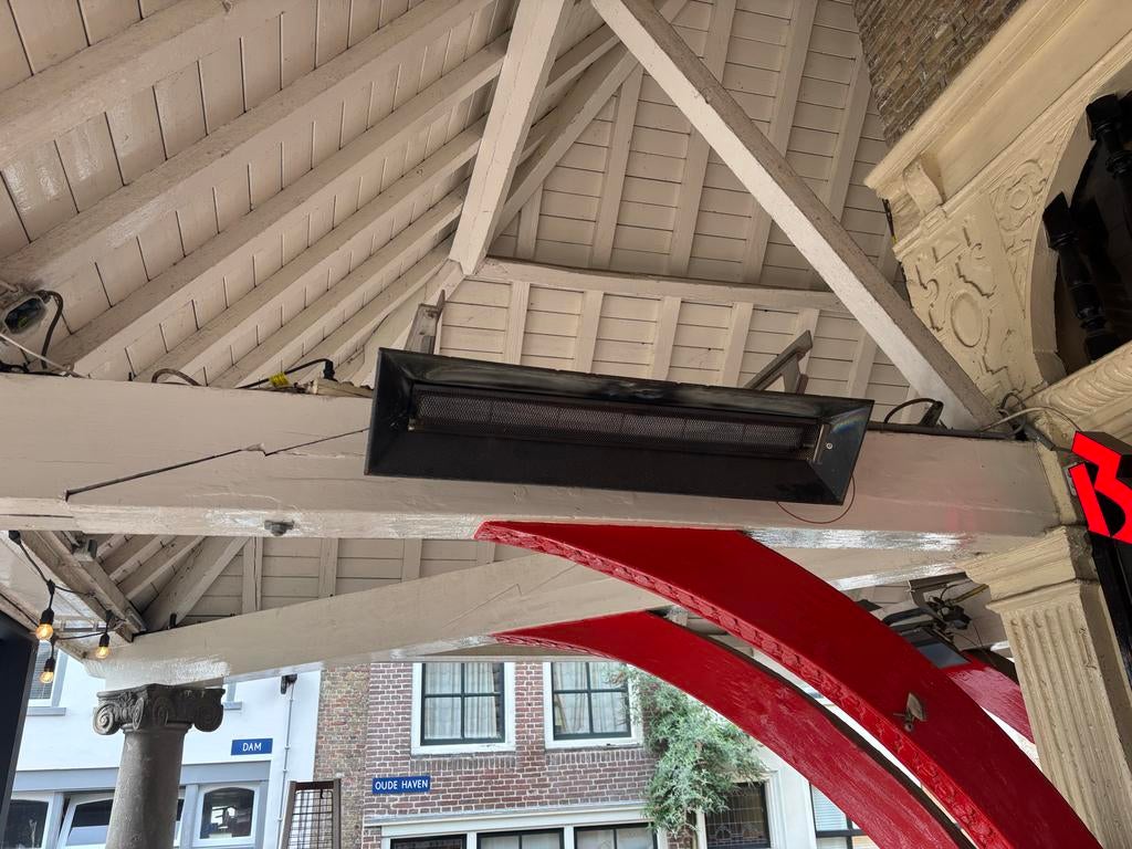 3 Gasheaters voor terras of overkapping, Ophalen of Verzenden, Gebruikt, Gas, Plafond