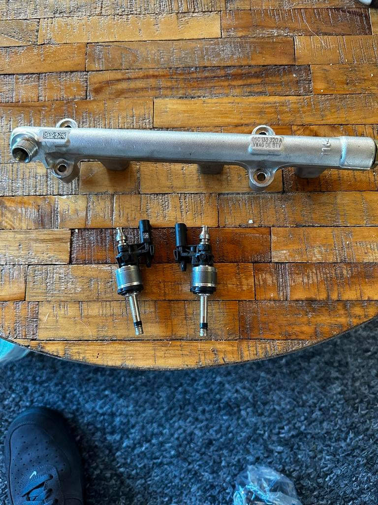 Injectorrail met 2 injectoren VAG 1.2 TSI (05C133320A), Ophalen of Verzenden, Gebruikt, Volkswagen