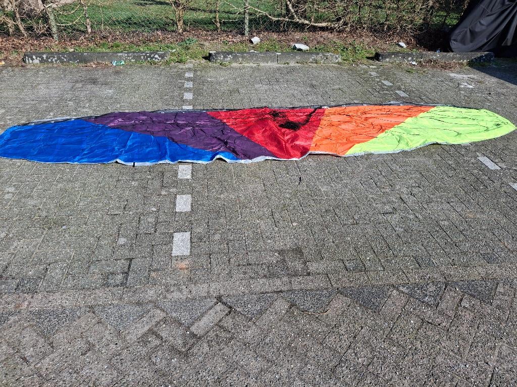 Matrasvlieger tweelijns kite only, Sport en Fitness, Vliegeren, Ophalen, Gebruikt, Tweelijns, Vlieger