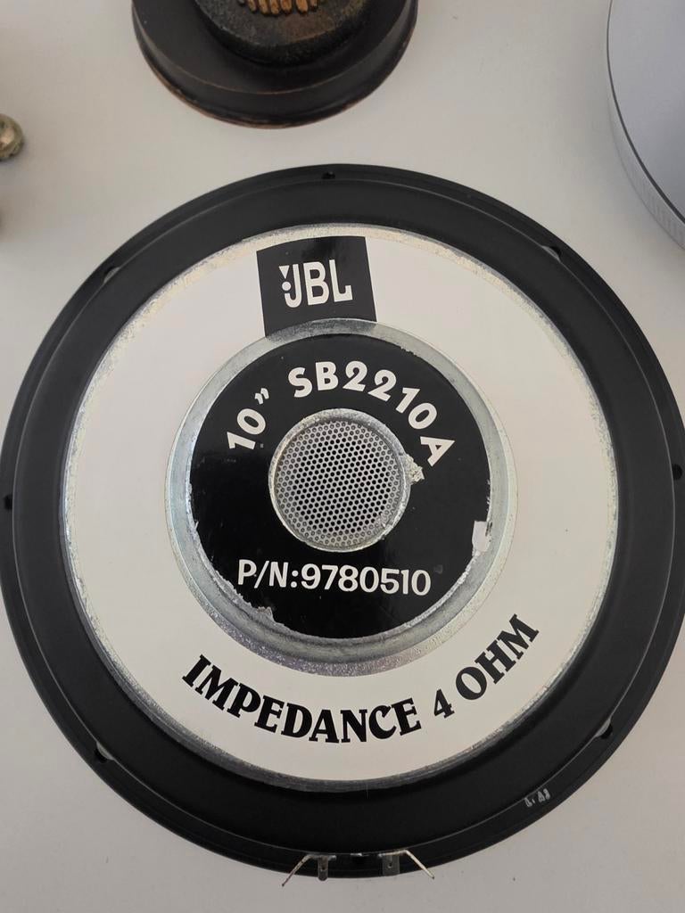 JBL SB2210A Woofer - 10 inch Subwoofer Driver (Origineel) -, Gebruikt, Ophalen of Verzenden, 60 tot 120 watt, Subwoofer