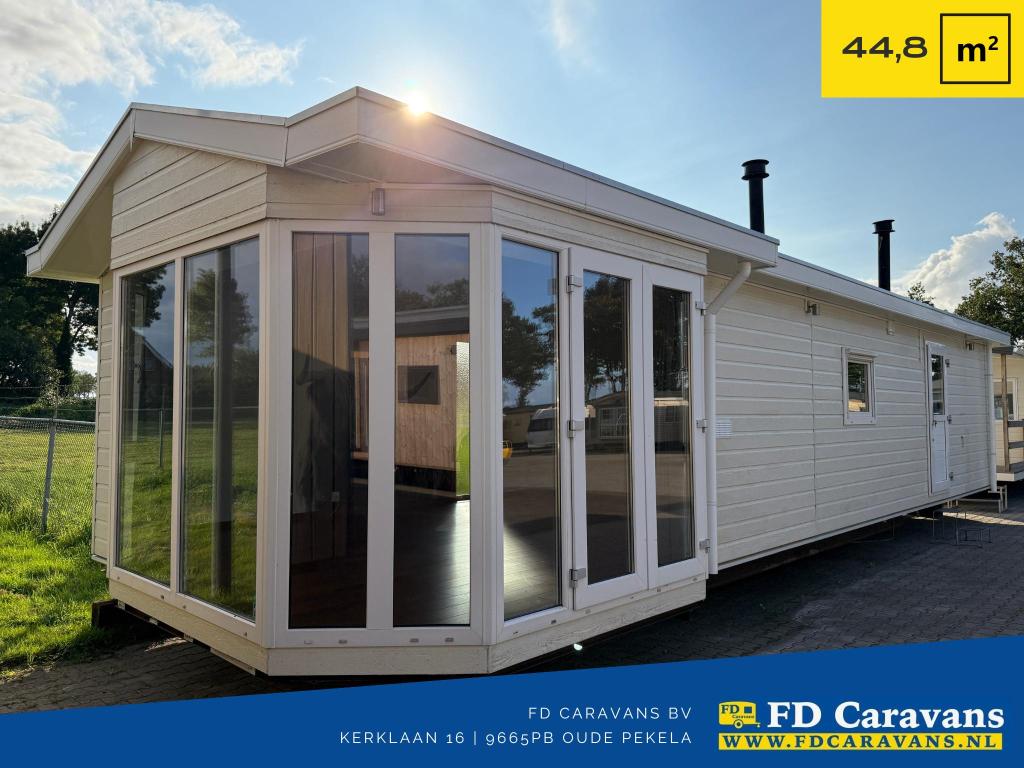 Chalet Canexel Erker 12.10x3.70 2 Slpk DG Incl. Transport, Tot en met 4