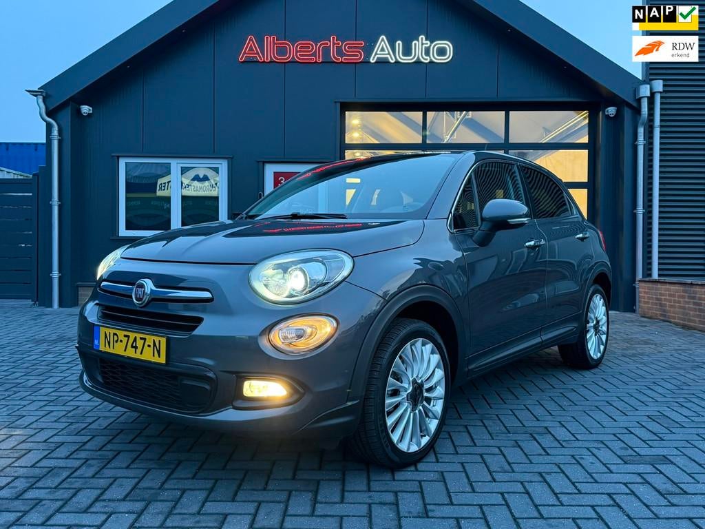 Fiat 500 X 1.4 Turbo MultiAir Lounge | LEDER | XENON | NAVI, Auto's, Fiat, Gebruikt, 4 cilinders, Origineel Nederlands, 600 kg