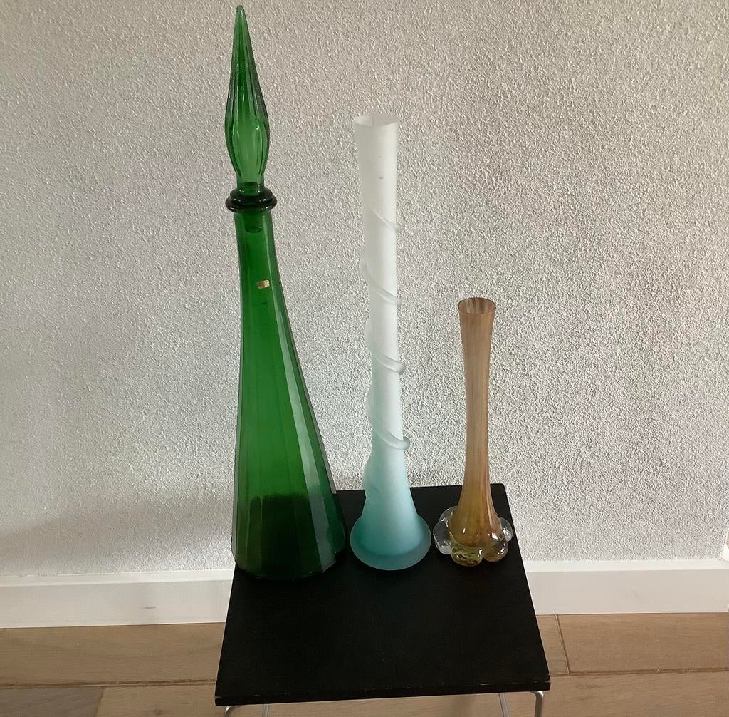 Vintage Italiaanse vazen jaren 60 (o.a. Empoli Genie), Ophalen, Huis en Inrichting