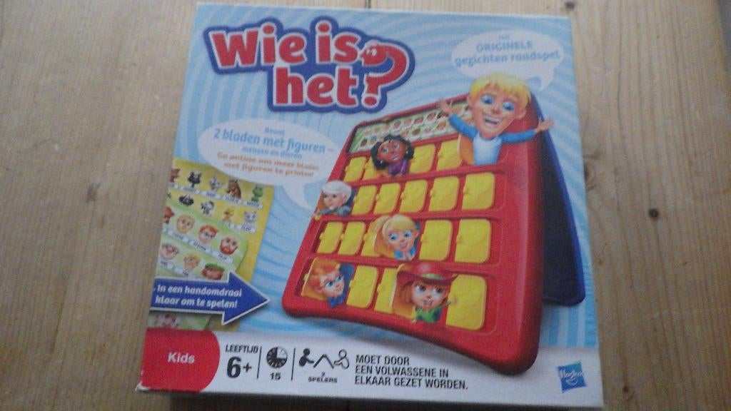 Wie is het van hasbro, Hobby en Vrije tijd, Gezelschapsspellen | Bordspellen, Ophalen of Verzenden