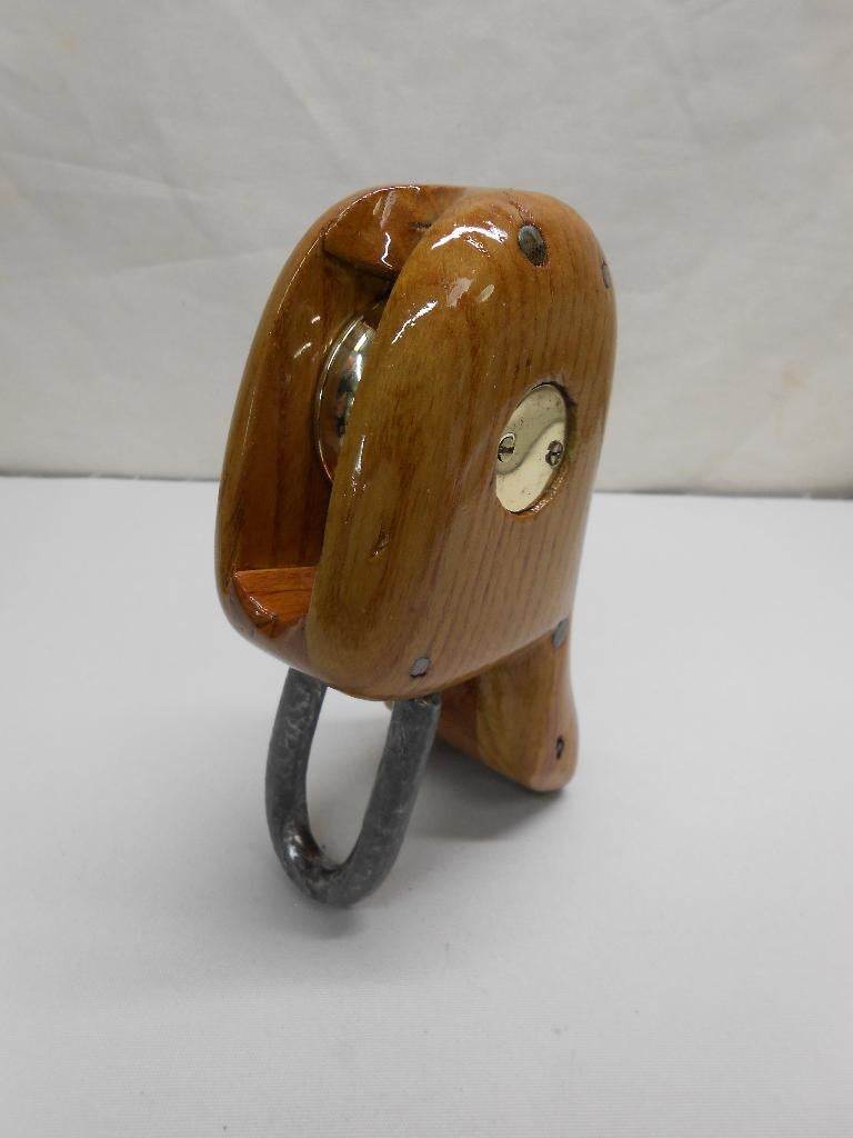 Houten Hakblok, grootschootblok, enkelschijfs, 12 - 14 mm, Watersport en Boten, Accessoires en Onderhoud, Ophalen of Verzenden