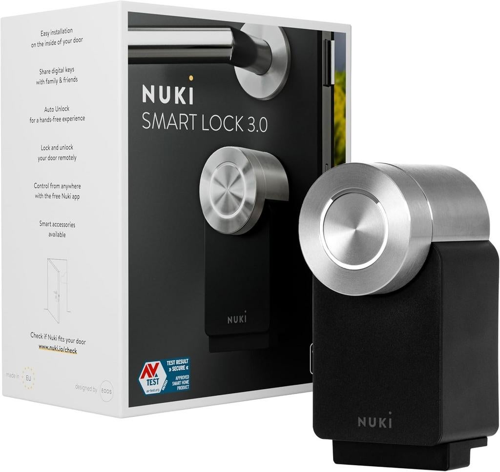 Nuki Smartlock 3.0 Pro met 2e accupack, Doe-het-zelf en Verbouw, Ophalen of Verzenden