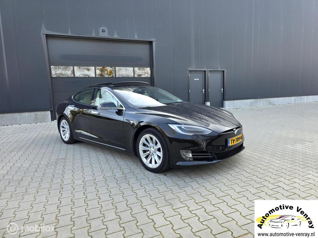 Tesla Model S 75D 58dkm Accu93% MCU2 Enhanced AP, Auto's, Gebruikt, Model S, Zwart, Te koop