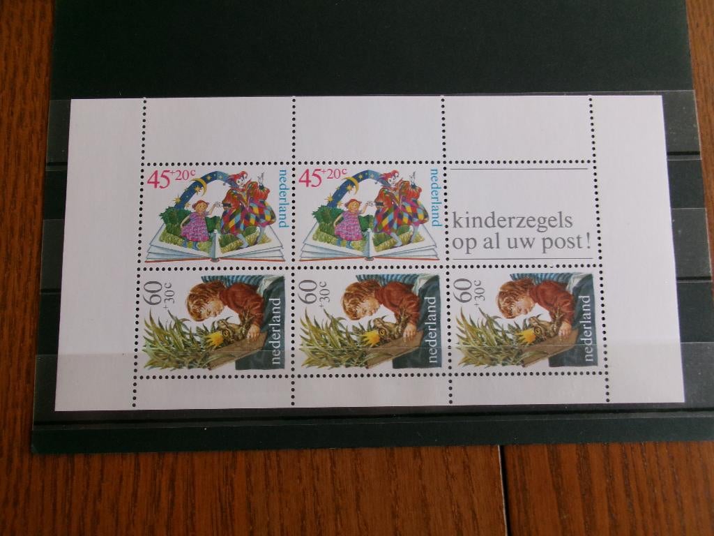 1980 - pf blok kinderzegels (123b), Postzegels en Munten, Postzegels | Nederland, Verzenden, Postfris