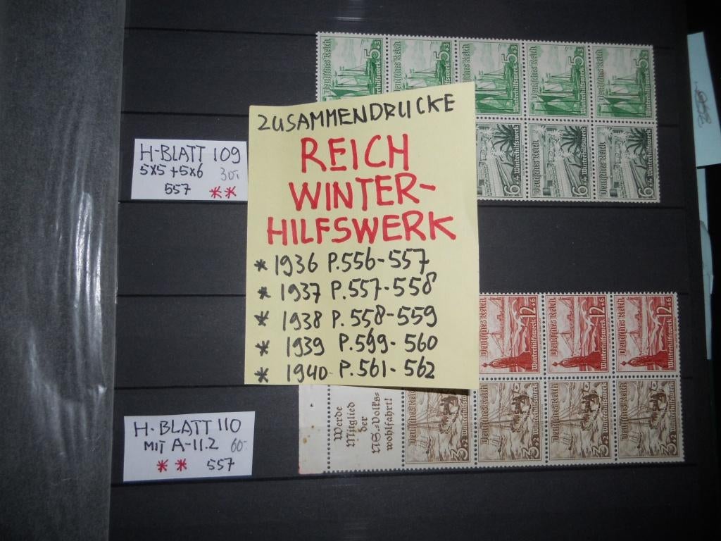 25/29 REICH WINTERHILFWERK SAMMENDRUCKE, Ophalen of Verzenden, Buitenland