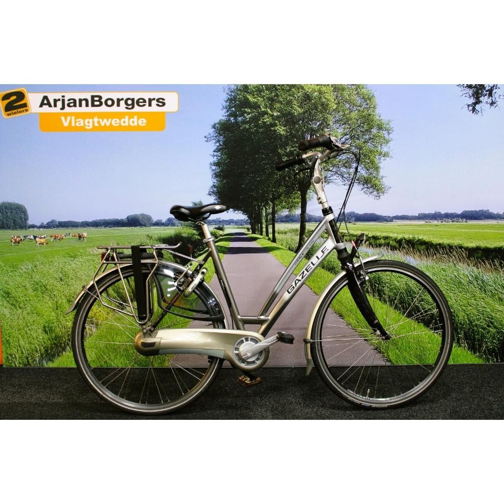 Gazelle Aristo Dames Grey metallic 53cm 2016, Ophalen, -, - 0
-, NL, -