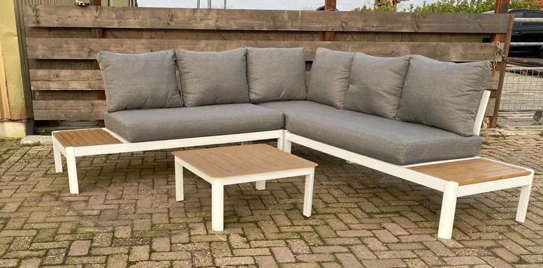 Prachtige sens line Lotus lounge, Ophalen, 5 zitplaatsen, Bank, Aluminium