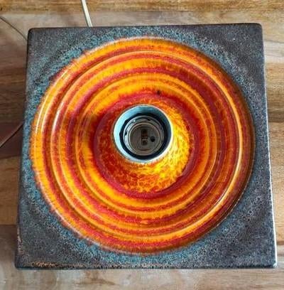 Vintage space age lamp, wandlamp, fat lava, Ophalen of Verzenden