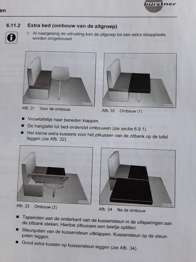 accessoires 3e bed voor buscamper, Caravans en Kamperen, Camper-accessoires, Ophalen, Zo goed als nieuw