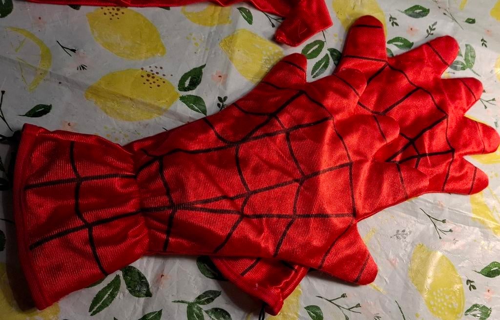 Spiderman spin handschoenen.134/140/164, gratis masker, Ophalen of Verzenden, 122 t/m 128, Jongen of Meisje