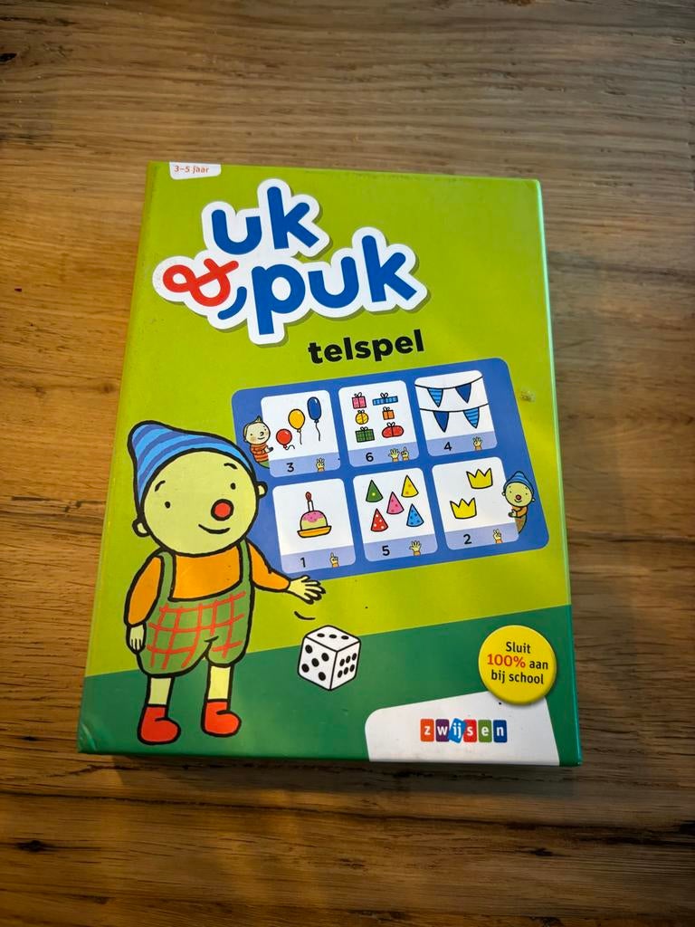 Uk en Puk Telspel - Leerzaam en Leuk!, Een of twee spelers, Ophalen of Verzenden, Zo goed als nieuw