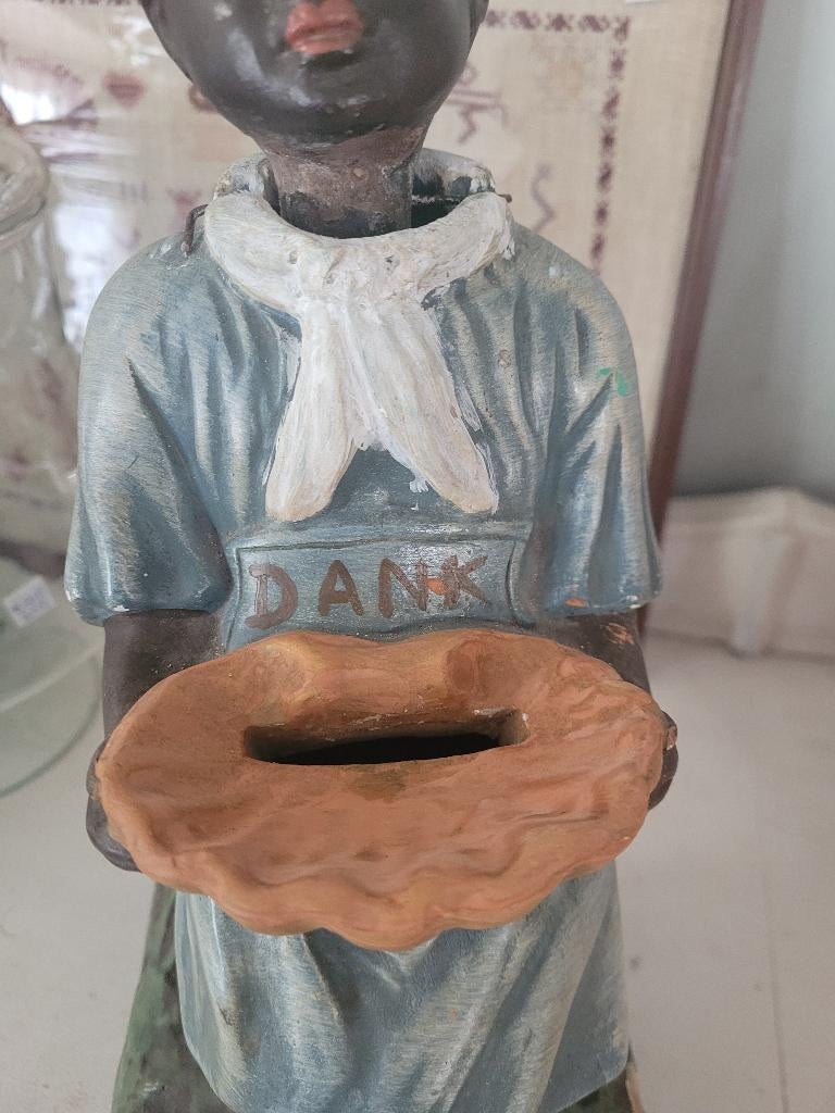 Antiek "knikengeltje" collecte bus missie bus, Ophalen of Verzenden