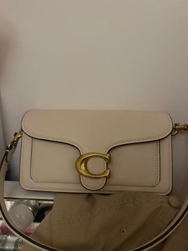 Coach handtas, Ophalen of Verzenden, Zo goed als nieuw, Beige, Handtas