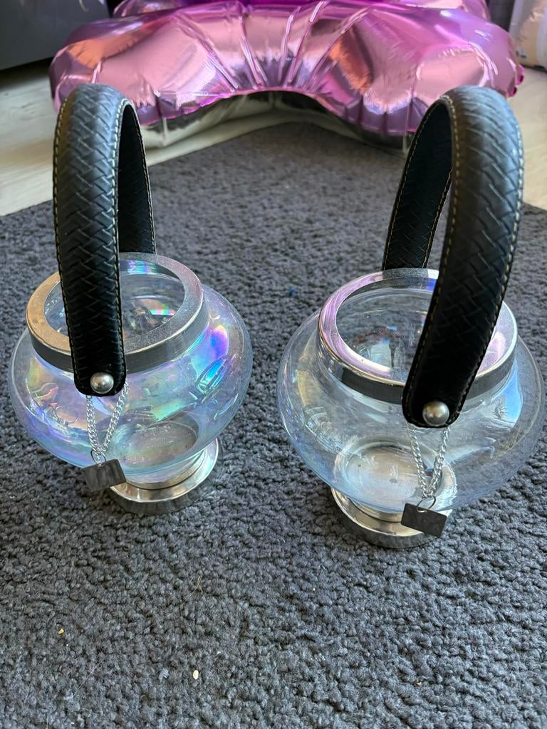 ❗️zsm weg ❗️Riviera Maison Hurricane Conolley, Ophalen, Gebruikt, Metaal, Kandelaar