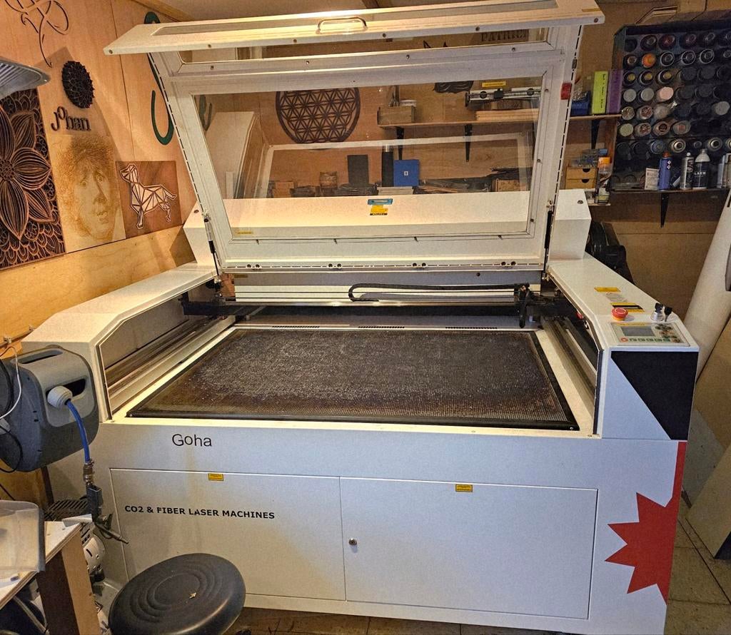 Professionele Laser Snij- en Graveermachine Reci 118W, Zakelijke goederen, Machines en Bouw | Industrie en Techniek, Ophalen