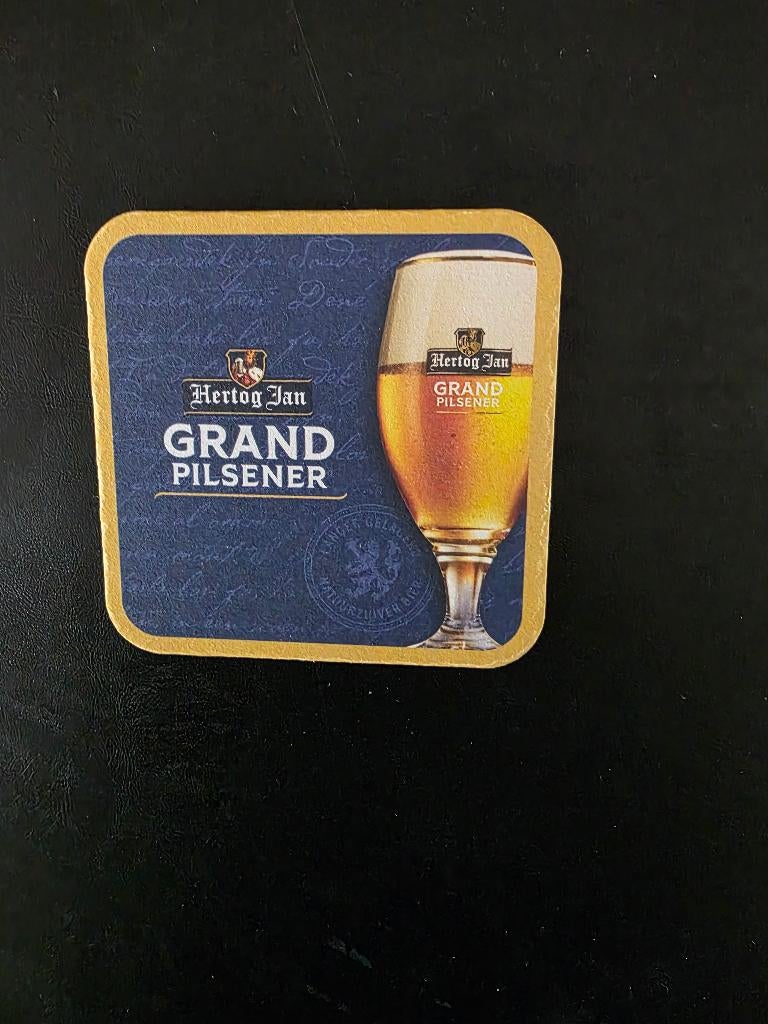 Viltje Grand, Verzamelen, Biermerken, Ophalen of Verzenden, Zo goed als nieuw, Viltje(s), Hertog Jan