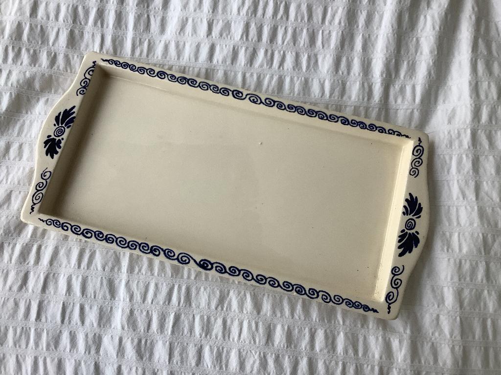 Haringschaal, handbeschilderd Delfts Blauw aardewerk, Ophalen