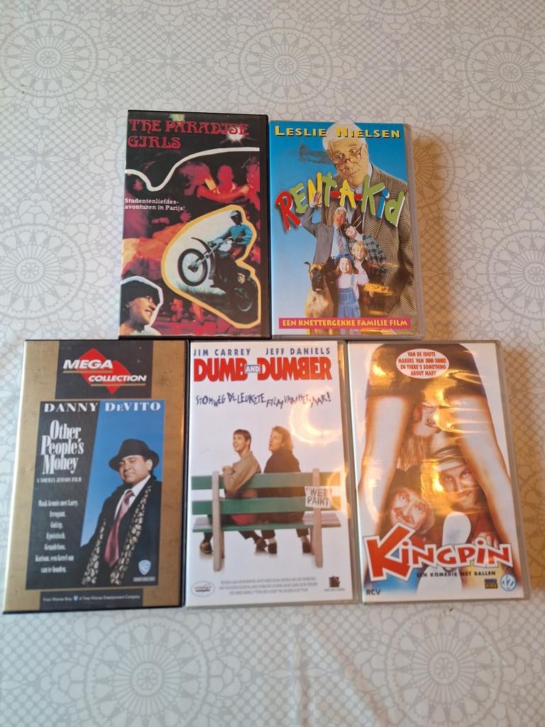 Videobanden comedy €1.00 per stuk alleen afhalen, Alle leeftijden, Ophalen, Zo goed als nieuw, Komedie