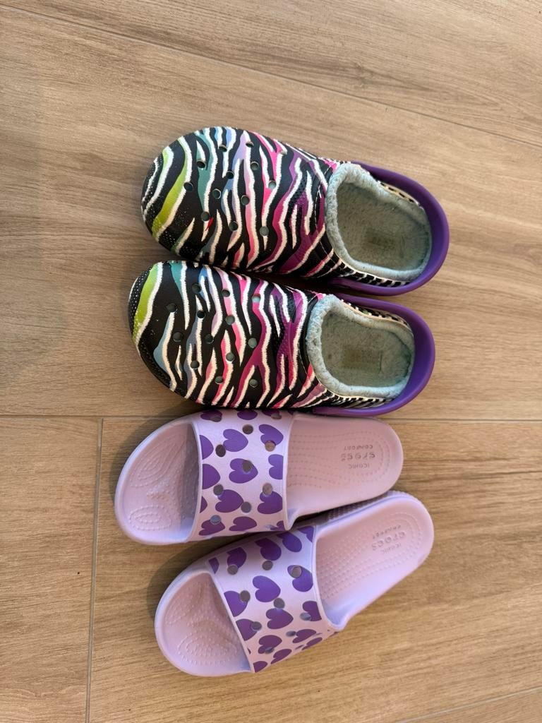 Crocs maat J2 33-34, Meisje, Overige typen, Ophalen of Verzenden, Zo goed als nieuw