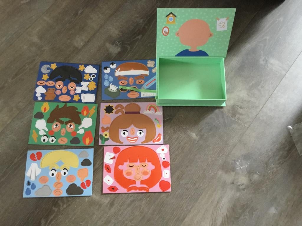 Hema magneetspel gekke gezichtjes maken, Kinderen en Baby's, Speelgoed | Educatief en Creatief, Ophalen of Verzenden, Zo goed als nieuw